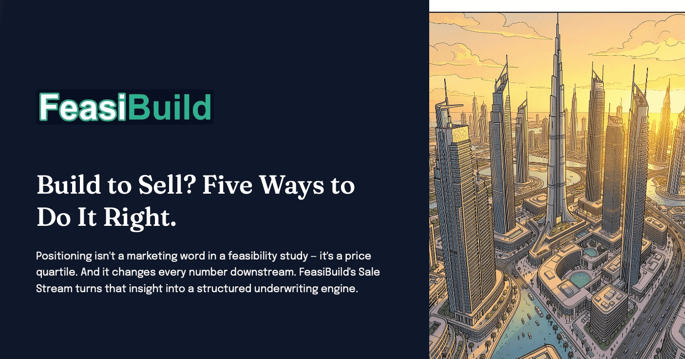 Build to sell? Five ways to do it right.