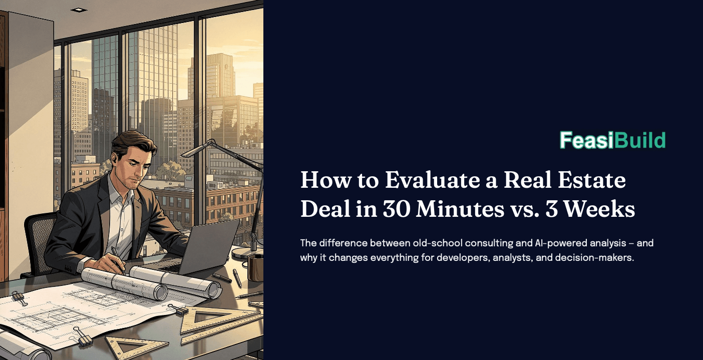 How to evaluate a real estate deal in 30 minutes vs 3 weeks