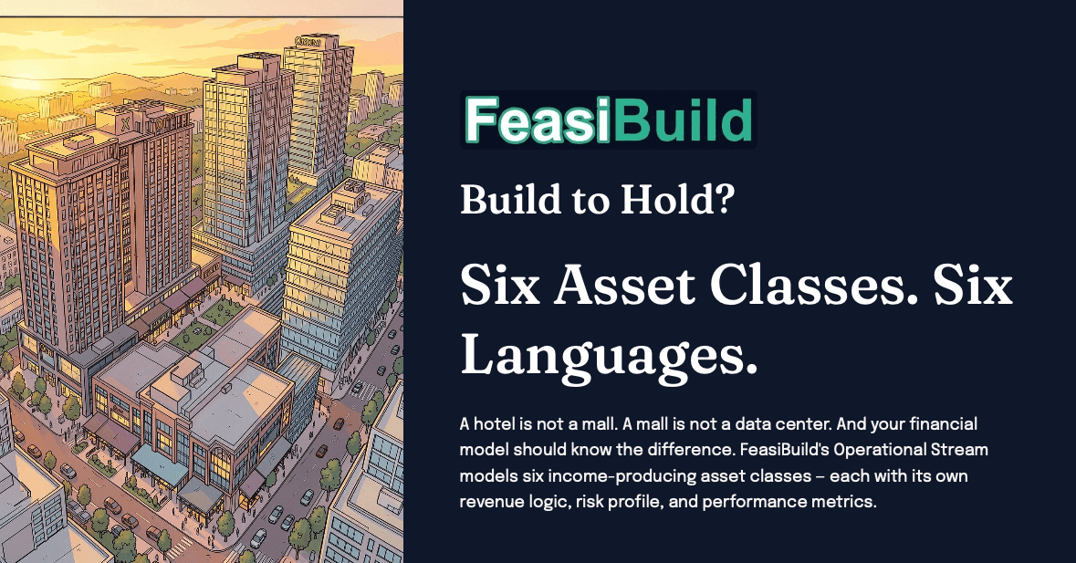 Build to hold? Six asset classes. Six languages.