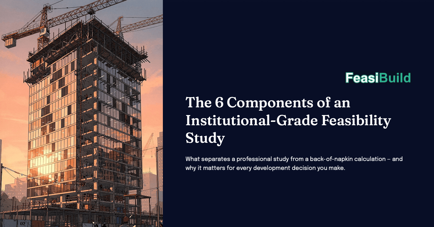 The 6 components of an institutional-grade feasibility study